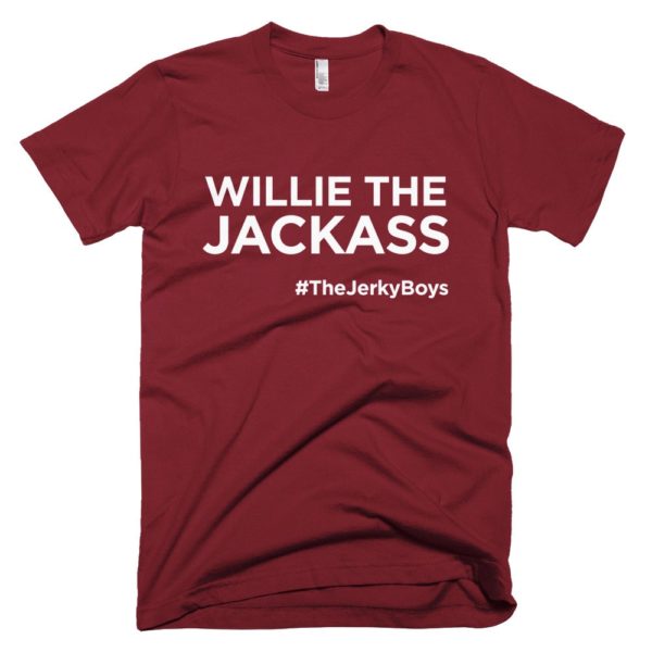 maroon "Willie the Jackass" Jerky Boys T-shirt
