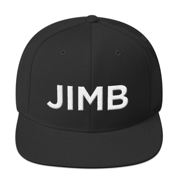 black JIMP baseball cap