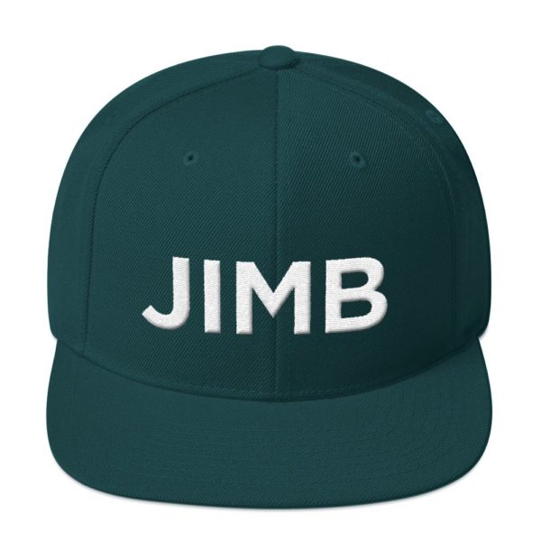 dark green JIMP baseball cap