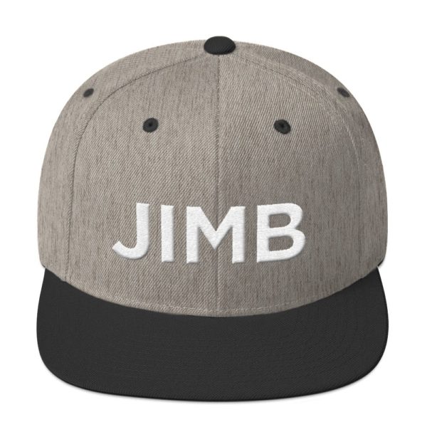 gray and black JIMP baseball cap