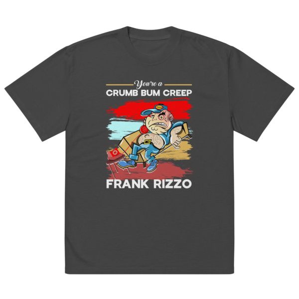 Frank Rizzo - Oversized faded t-shirt - Black