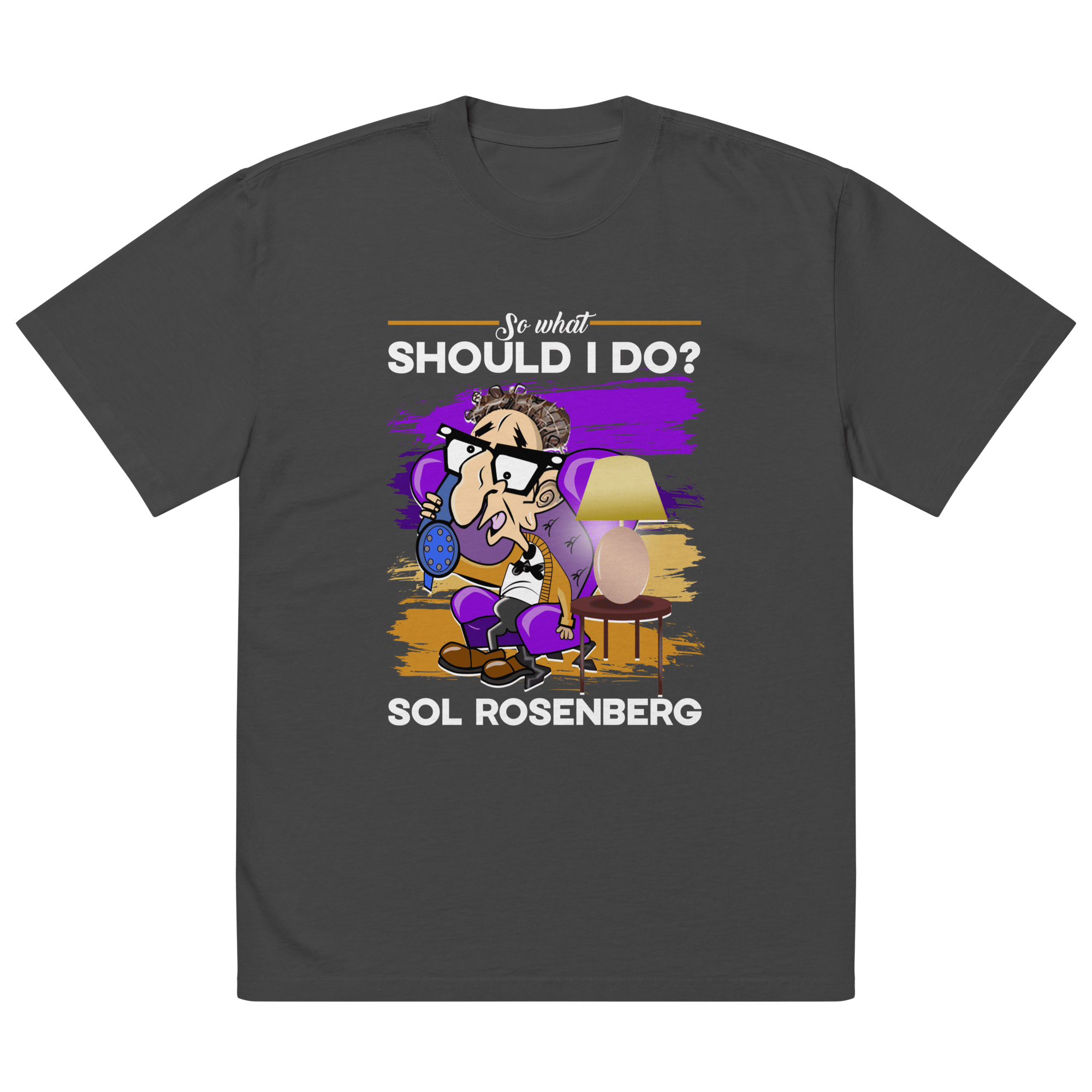 Sol Rosenberg - Oversized faded t-shirt - Black
