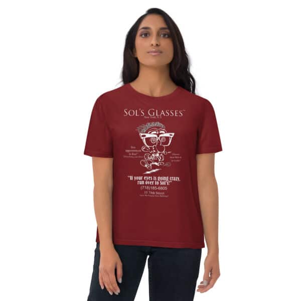 Sol’s Glasses Jerky Boys Women's Organic Cotton T-Shirt - Image 3