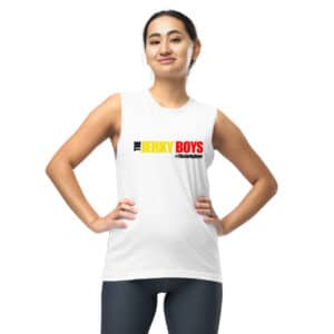Jerky Boys Muscle White Shirt