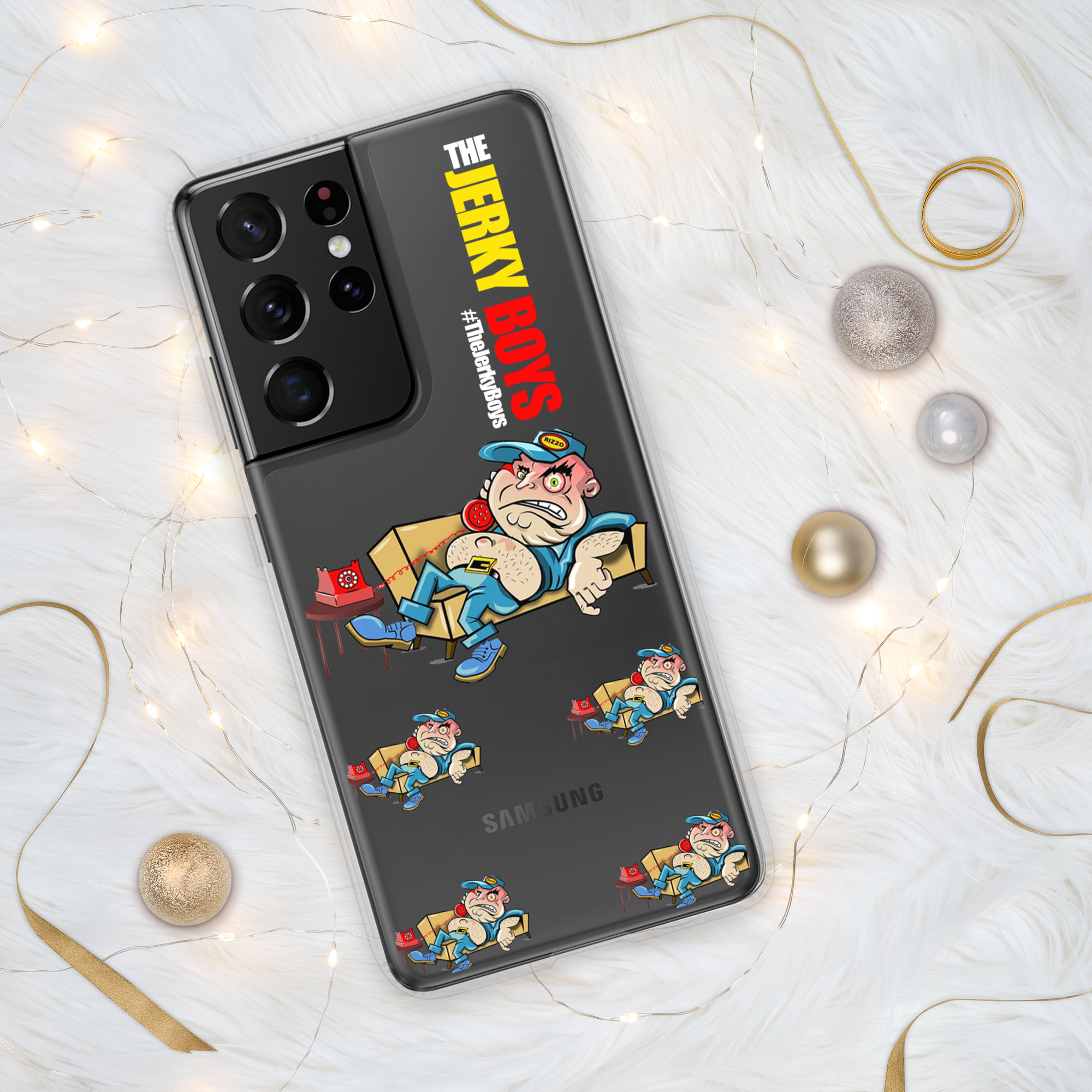 Frank Rizzo – Jerky Boys – Clear Case for Samsung Galaxy S21 Ultra