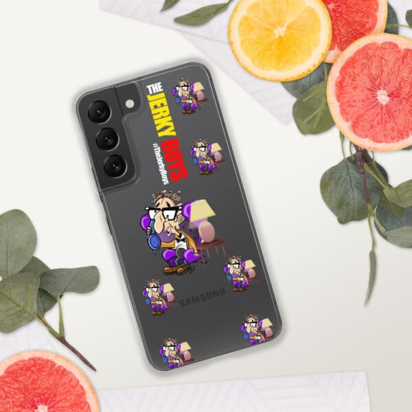 SOL Rosenberg – Jerky Boys – Clear Case for Samsung Galaxy S22 - Image 2