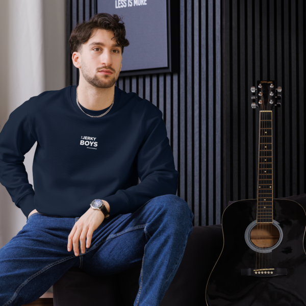 Jerky Boys Small Logo Organic Sweatshirt - Image 4
