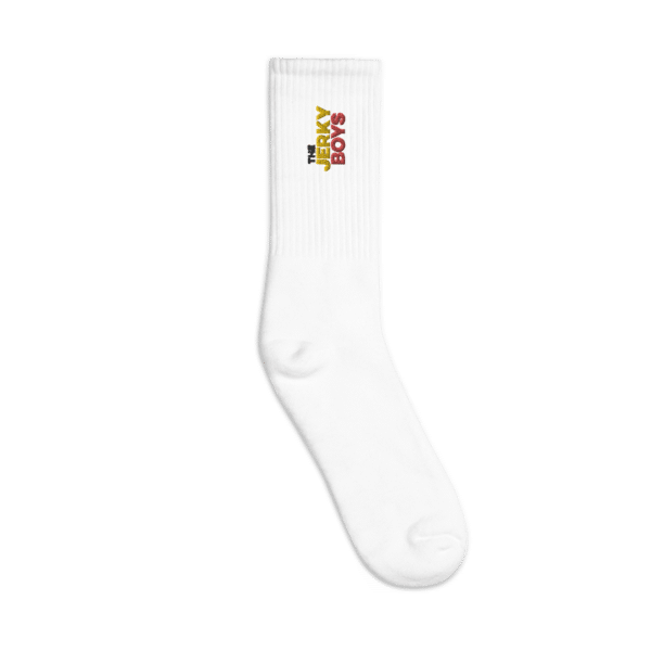 Jerky Boys Logo - Embroidered socks - White - Image 2